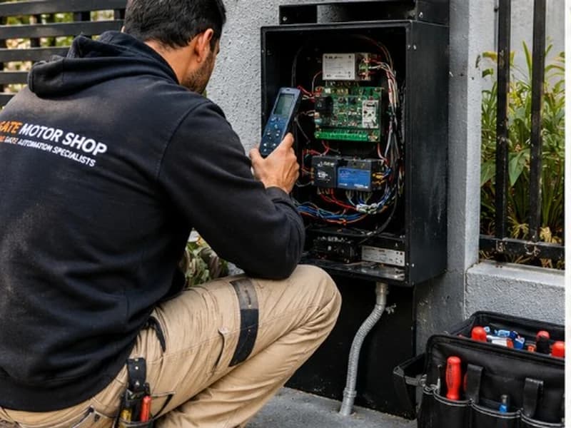 Gate automation control system commissioning in Melbourne